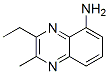 5-Quinoxalinamine,3-ethyl-2-methyl-(9CI) Struktur