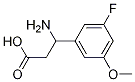 Benzenepropanoic acid, .beta.-amino-3-fluoro-5-methoxy- Struktur