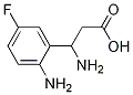 3-AMino-3-(2-aMino-5-fluoro-phenyl)-propionic acid Struktur