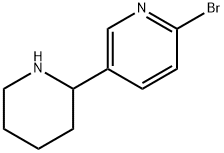 2-broMo-5-(piperidin-2-yl)pyridine Struktur