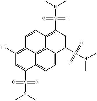 8-HYDROXY-N,N,N',N',N'',N''-HEXAMETHYLPYRENE-1,3,6-TRISULFONAMIDE Struktur