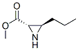 2-Aziridinecarboxylicacid,3-propyl-,methylester,(2S-trans)-(9CI) Struktur