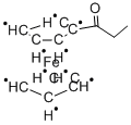 Propionylferrocene Struktur