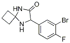 7-(3-BroMo-4-fluorophenyl)-5,8-diazaspiro[3.4]octan-6-one Struktur