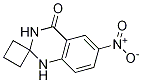 6-Nitrospiro[1,2,3,4-tetrahydroquinazoline-2,1'-cyclobutane]-4-one Struktur