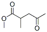 Pentanoic acid, 2-methyl-4-oxo-, methyl ester, (-)- (9CI) Struktur