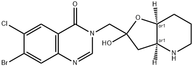 cis-Halofuginone Struktur