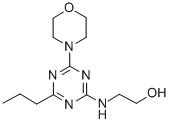 2-(4-morpholino-6-propyl-1,3,5-triazin-2-yl)aminoethanol 結(jié)構(gòu)式