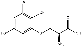 2-bromo-6-cystein-S-ylhydroquinone Struktur