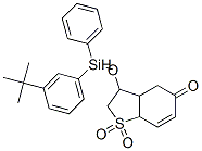 3-tert-butyldiphenylsiloxy-2,3,3a,7a-tetrahydrobenzo(b)thiophen-5(4H)-one 1,1-dioxide Struktur