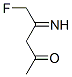 2-Pentanone, 5-fluoro-4-imino- (9CI) Struktur