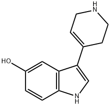 3-(1,2,3,6-Tetrahydropyridin-4-yl)-1H-indol-5-ol Struktur