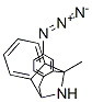 3-azido-5-methyl-10,11-dihydro-5H-dibenzo(a,d)cyclohepten-5,10-imine Struktur