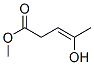 3-Pentenoic acid, 4-hydroxy-, methyl ester (9CI) Struktur