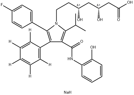 2-Hydroxy Atorvastatin-d5 Disodium Salt Struktur