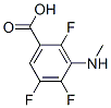 Benzoic acid, 2,4,5-trifluoro-3-(methylamino)- (9CI) Struktur