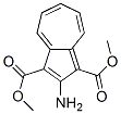 2-Amino-1,3-azulenedicarboxylic acid dimethyl ester Struktur