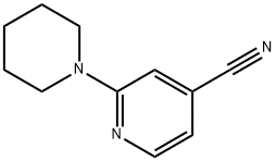 2-PIPERIDIN-1-YLISONICOTINONITRILE Struktur