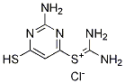 S-(2-amino-6-mercaptopyrimidin-4-yl)thiouronium chloride Struktur