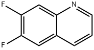 6,7-DIFLUOROQUINOLINE Struktur