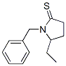 2-Pyrrolidinethione,  5-ethyl-1-(phenylmethyl)- Struktur