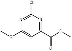 METHYL 2-CHLORO-6-METHOXYPYRIMIDINE-4-CARBOXYLATE Struktur