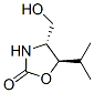 2-Oxazolidinone,4-(hydroxymethyl)-5-(1-methylethyl)-,(4R-trans)-(9CI) Struktur