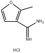 2-Methyl-furan-3-carboxamidine HCl Struktur