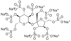 SUCROSEOCTASULFATESODIUM Struktur