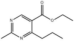 ETHYL-2-METHYL-4-PROPYL-5-PYRIMIDINE CARBOXYLATE Struktur