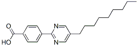 4-(5-Nonyl-2-pyrimidinyl)-benzoic acid Struktur