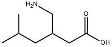 3-(Aminomethyl)-5-methylhexanoic acid Struktur