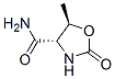 4-Oxazolidinecarboxamide,5-methyl-2-oxo-,(4S-trans)-(9CI) Struktur