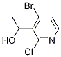 4-Bromo-2-chloro-alpha-methyl-3-pyridinemethanol Struktur