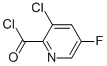 2-Pyridinecarbonylchloride,3-chloro-5-fluoro-(9CI) Struktur