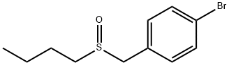 1-Bromo-4-(butylsulfinylmethyl)benzene Struktur