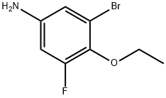 3-Bromo-4-ethoxy-5-fluoroaniline Struktur