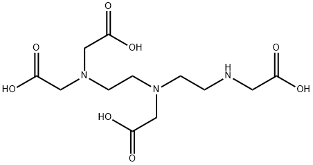 2,2'-((2-((carboxyMethyl)(2-((carboxyMethyl)aMino)ethyl)aMino)ethyl)azanediyl)diacetic acid Struktur