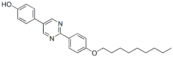 5-(4-Hydroxyphenyl)-2-[4-(nonyloxy)-phenyl]-pyrimidine Struktur