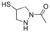 4-Pyrazolidinethiol, 1-acetyl- (9CI) Struktur