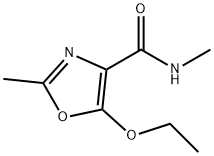 5-ETHOXY-N,2-DIMETHYLOXAZOLE-4-CARBOXAMIDE Struktur