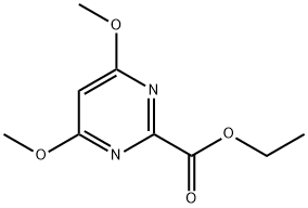 Ethyl 4,6-dimethoxypyrimidine-2-carboxylate Struktur