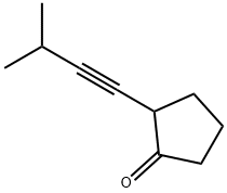 Cyclopentanone, 2-(3-methyl-1-butynyl)- (9CI) Struktur