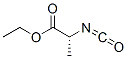 Propanoic acid, 2-isocyanato-, ethyl ester, (R)- (9CI) Struktur