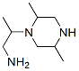 1-Piperazineethanamine,-bta-,2,5-trimethyl-(9CI) Struktur