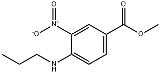 Methyl 3-nitro-4-(propylaMino)benzoate Struktur