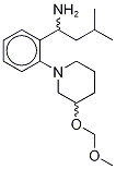 3-Methyl-1-[2-(1-{3-hydroxy-3-O-methoxymethyl}piperidinyl)phenyl]butylamine
(Mixture of Diastereomers) Struktur