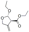 3-Furancarboxylicacid,2-ethoxytetrahydro-4-methylene-,ethylester,trans-(9CI) Struktur