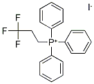 Trisphenyl(3,3,3-trifluoroprop-1-yl)phosphonium iodide Struktur