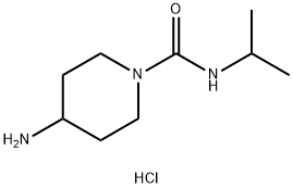 4-Amino-N-isopropylpiperidine-1-carboxamide hydrochloride Struktur